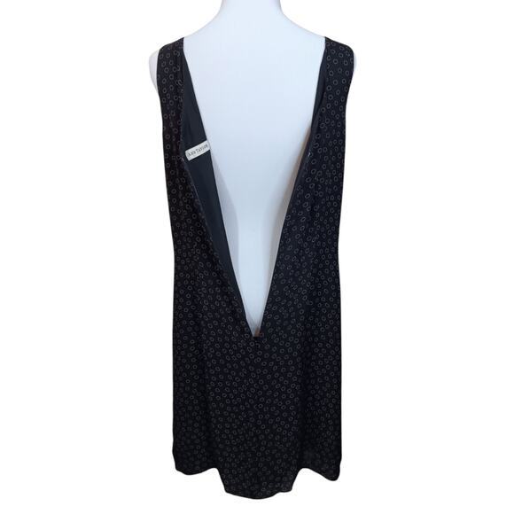 ANN TAYLOR Silk Dress 12 Flowy Black Classic Chic Special Event Office‎ Career - Picture 10 of 12